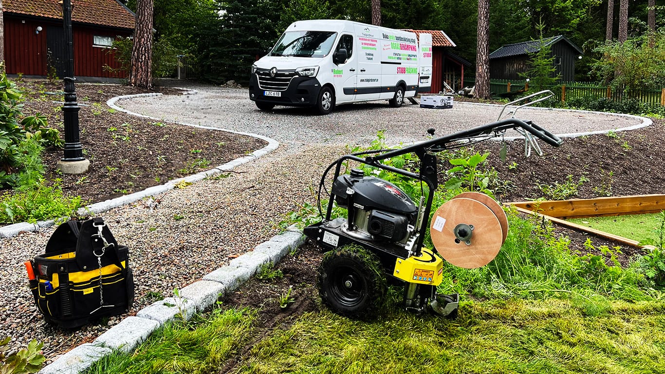 Installation av robotgräsklippare